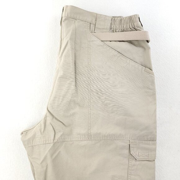 5.11 Tactical Series Cargo Pants Canvas Khaki 74251 Men's "44x32" Real 42x33 NWT - Picture 11 of 12